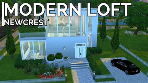 The Sims 4 Speedbuild 12 Nowoczesny Loft Youtube