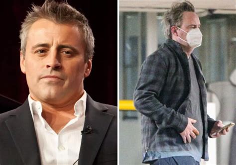 Friends star matthew perry emerged from lockdown recently, amid his show of support for black lives matter on social media. "Matt LeBlanc en Matthew Perry moeten op dieet voor ...