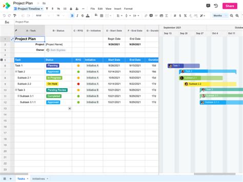 Product Launch Plan Free Spreadsheet Template