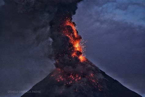 The Eruption Of The Mayon Volcano In The Philippines Began Earth