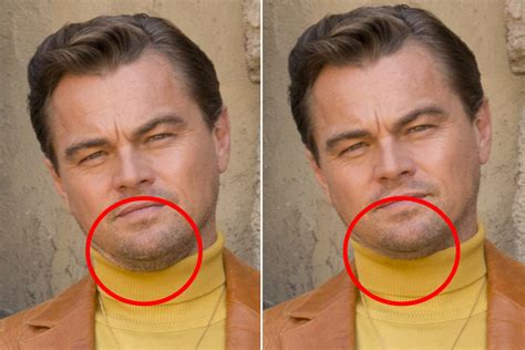 Leonardo Dicaprios Chin Was Photoshopped For Once Upon A Time In