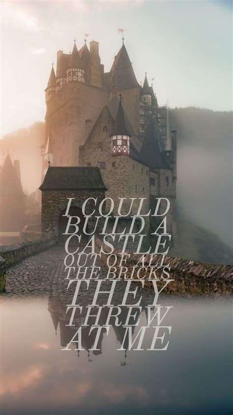 Taylor Swift New Romantics Lyrics Wallpaper I Could Build A Castle Out Of All The Bricks They