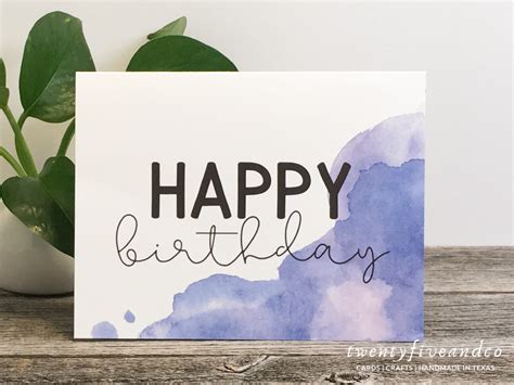 Get up to 35% off. Watercolor Print Happy Birthday Cards, Minimalist Birthday Card Pack, Blank Happy Birthday Cards Set