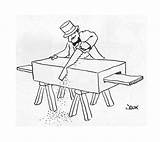 Drawing Wood Plank Drawings 1975 Jonik John 17th Yorker February Getdrawings Fine America Carpentry sketch template