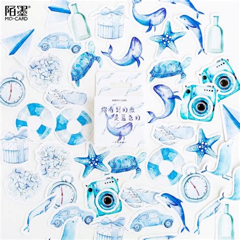 Buy Blue Series Decorative Stationery Stickers