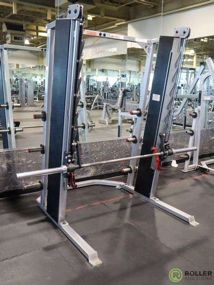 Star Trac Fr 850 Smith Machine With Plate Racks Roller Auctions
