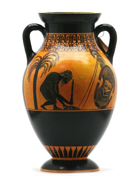 Hercules And Cerberus Hydria Vase Jar Ancient Greek Pottery Museum Copy