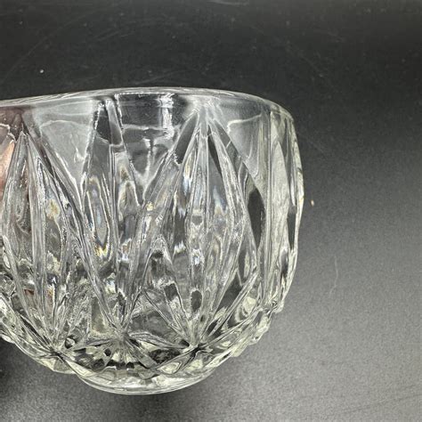 Williamsport Hazel Atlas Square Pressed Glass Vintage Punch Cups Lot Of