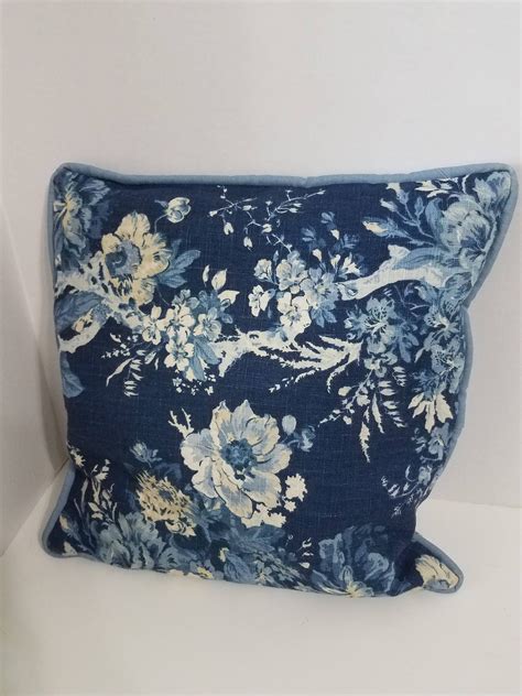 Blue floral Pillow | Etsy | Floral pillows, Blue floral pillows, Floral pillow cover
