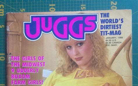 Juggs Magazine January Rare S Mens Girly Mag Bbw Buxom Plump