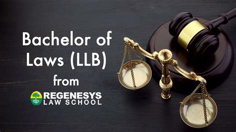 Get Your Llb Degree From Regenesys Law School Mindovermetal English