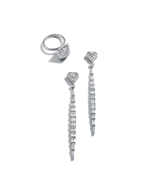 Tiffany Diamond Ring And Earrings Tiffany