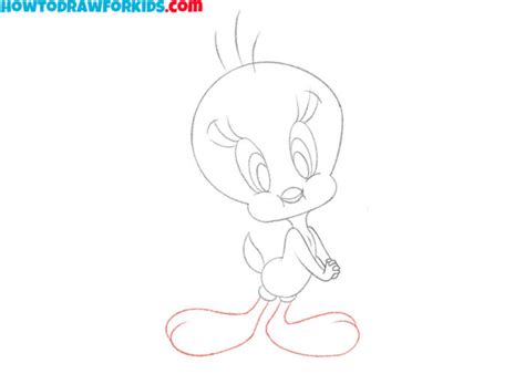 How To Draw Tweety Bird Easy Drawing Tutorial For Kids