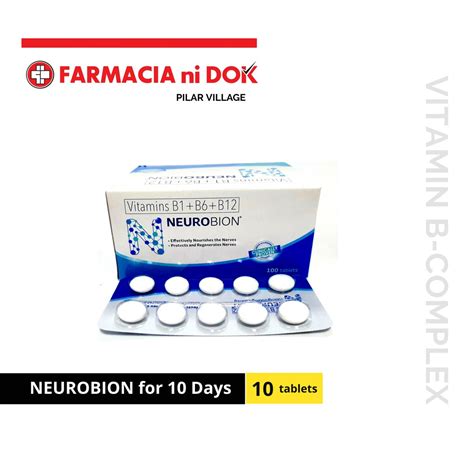 neurobion vitamin b complex for 10 days 10 tablets shopee philippines