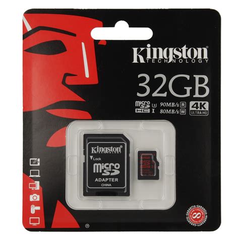 Check spelling or type a new query. Kingston microSDXC Card 32GB - памет карта и SD адаптер (подходяща за GoPro), на ТОП Цена — Sim.bg