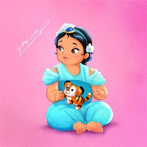 Artist Illustrates Disney Characters As Babies Based Off A Themed