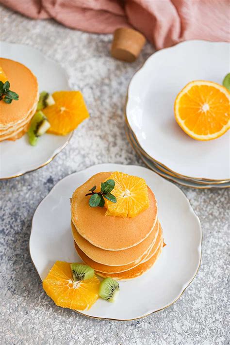 Fluffy Orange Pancakes Recipe
