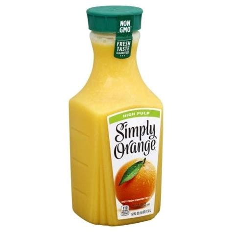 Simply Orange High Pulp Orange Juice Grocery Heart