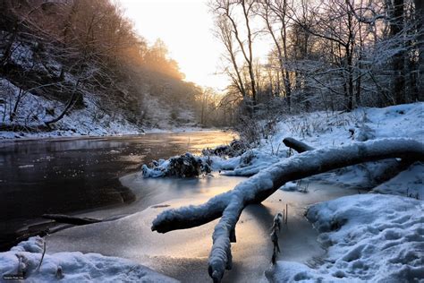 Icy River Hdr 2 David Campbell Flickr
