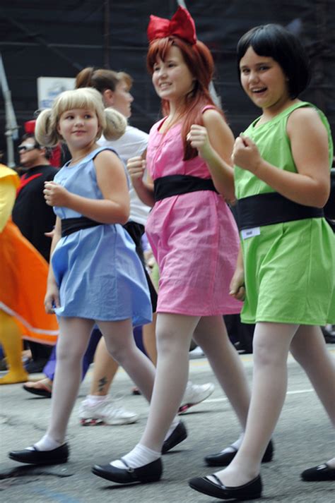 Sugar, spice, and everything nice! The Powerpuff Girls Homemade Costume and Makeup Ideas