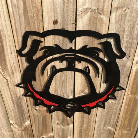 Georgia Bulldogs Sign Shop For Metal Signs Liberty Metal And Design