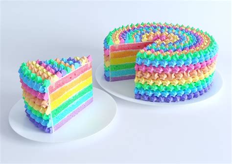2,003 results for cake model. Rainbow Cake 3D model MAX OBJ FBX