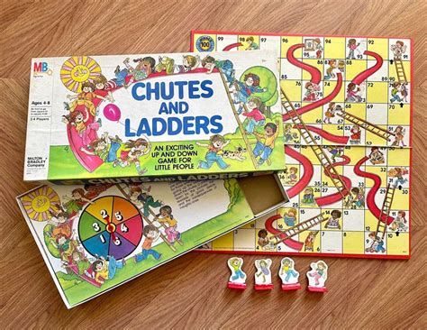 Vintage 1979 Chutes And Ladders Game By Milton Bradley Milton Bradley