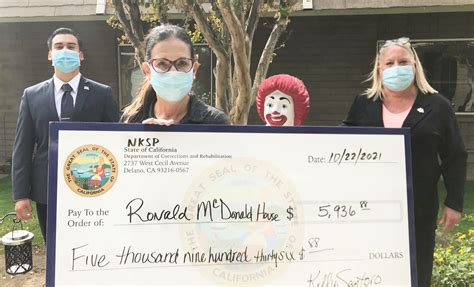 North Kern Prison Donates 10k To Two Charities