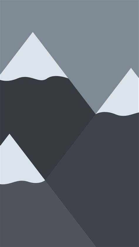 Mountains Minimalist Wallpaper For Iphone X 8 7 6
