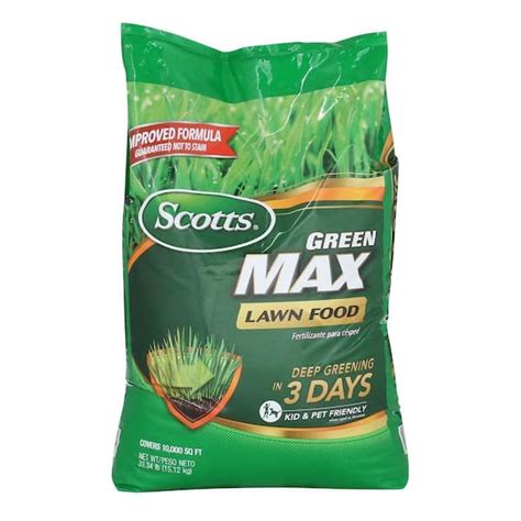 Scotts Green Max 10000 Sq Ft Dry Southern Lawn Fertilizer 35610 The Home Depot