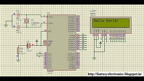 Interfacing 8051 With Lcd Code In 8bit Mode Include Keilc Code And