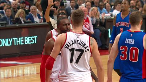 Jonas Valanciunas Drops The Hammer On Boban Youtube