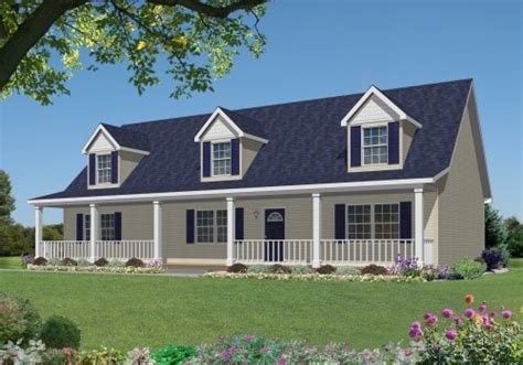 1 bedroom house plans work well for a starter home, vacation cottages, rental units, inlaw cottages, a granny flat, studios, or even pool houses. NE302A Covington by Mannorwood Homes Cape Cod Floorplan