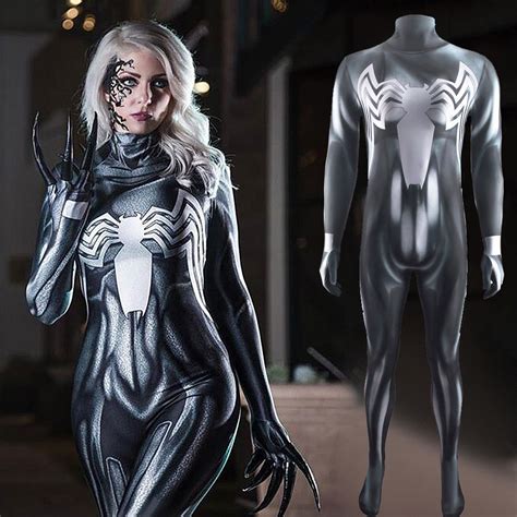 Venom 2 Let There Be Carnage She Venom Cosplay Costume Adult Kids