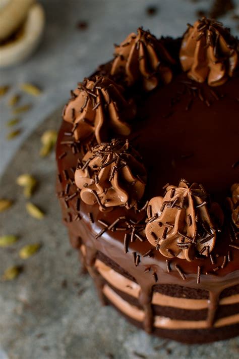 Chocolate Coffee Cardamom Layer Cake Domestic Gothess Food Cakes Cake Desserts Cupcake Cakes