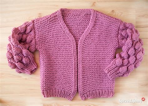 Sweter Handmade Sweter R Cznie Robiony Na Drutach Oversiz Gdynia Sprzedajemy Pl