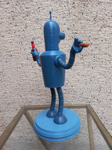 3D printable Bender Bending Rodríguez FuturamaCults