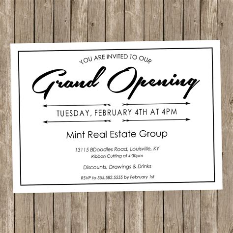 How To Create The Perfect Open House Invitation Free Sample Example