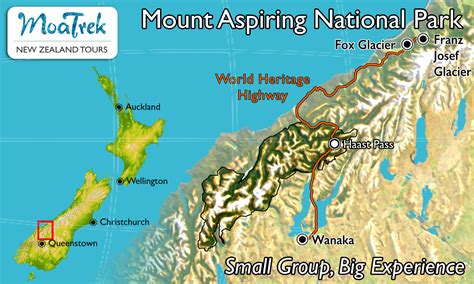 Mount Aspiring National Park Moatours New Zealand