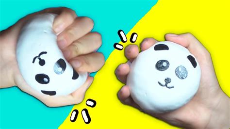 Diy Panda Squishy ♥ Make Your Own Squishies Youtube