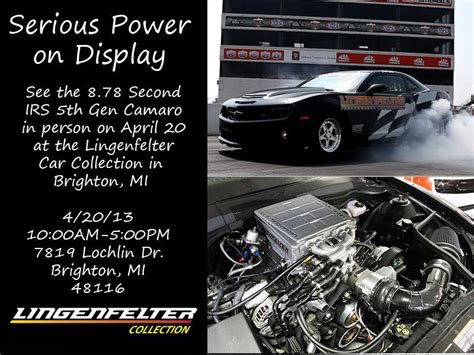 Lingenfelter Car Collection Open House Saturday April 20th 2013