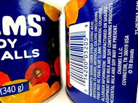 Charms Sour Balls 12 Oz Canisters In A Blacktie Box Pack Of 2 Wantitall