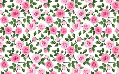 Soft Pink Roses Pattern Wallpapers Fondos De Rosas Rosadas 1280x800