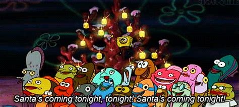 Spongebob Christmas Gifs Wifflegif