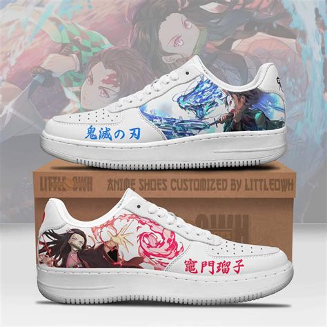 Nezuko X Tanjiro Air Sneakers Custom Demon Slayer Anime Shoes Katheri