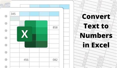 5 Ways To Convert Text To Numbers In Excel