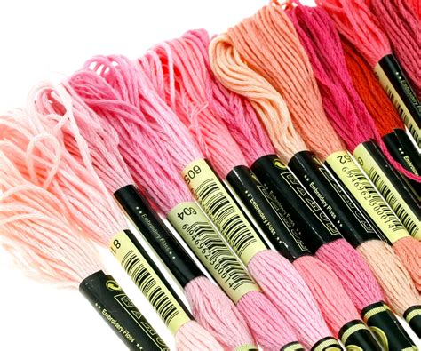 100 Different Colors Cross Stitch Cotton Embroidery Thread Floss Sewing
