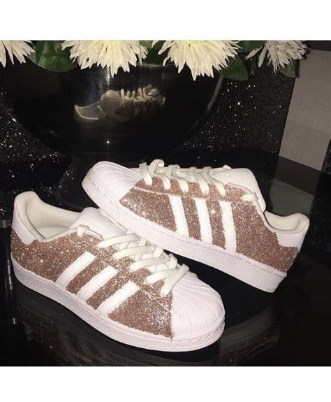 Book direct and you won't pay more than you should. Adidas Superstar Rose Gold Glitter Shoes | Gold glitter ...