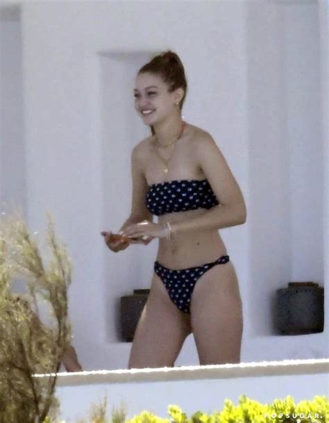 Gigi And Bella Hadid Bikini Pictures In Greece July Popsugar