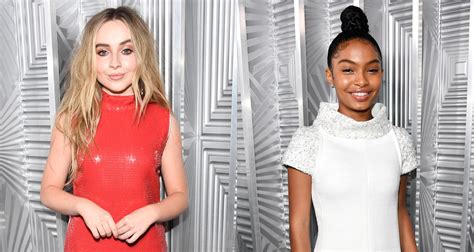 Sabrina Carpenter And Yara Shahidi Go Glam For Elles Women In Hollywood